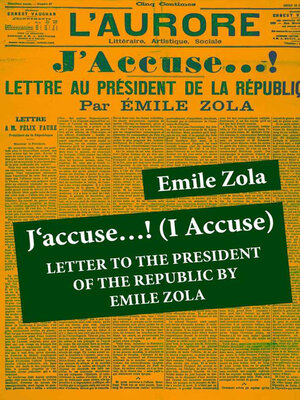 cover image of J'accuse...! (I Accuse)